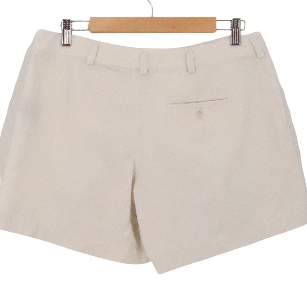 Ralph Lauren Linen Cotton Shorts Womens Size 10 Cream Cotton Preppy Clean Girl - Picture 3 of 9